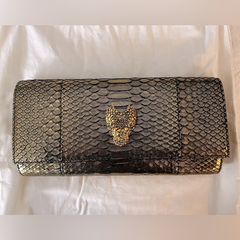 Lovard Gold Python Wallet On A Chain - image 1